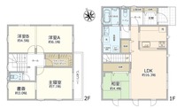 間取図/区画図:建物延床面積31坪（102.68㎡）、耐震等級3を取得した長期優良住宅。